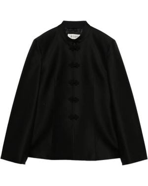 Rohe Mandarin Hourglass Blazer - Black