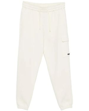 Mackage Marvin-R Logo-Patch Track Trousers - White