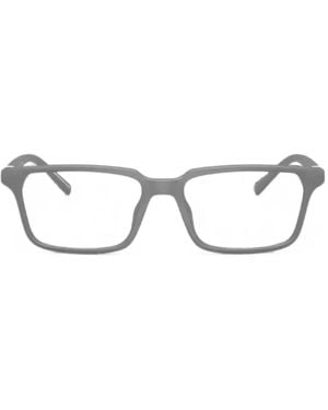 ARMANI EXCHANGE Rectangle-Frame Glasses - White