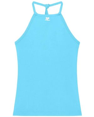 Courreges クレージュ ノースリーブトップ courreges（クレージュ） キャミソール POINTY RIB KNIT