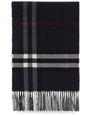 Burberry Reversible Check Cashmere Scarf - Black