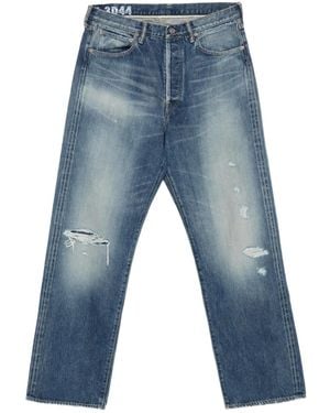 Visvim Jeans Con Effetto Vissuto - Blu
