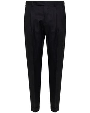 PT Torino Pleated Trousers - Black