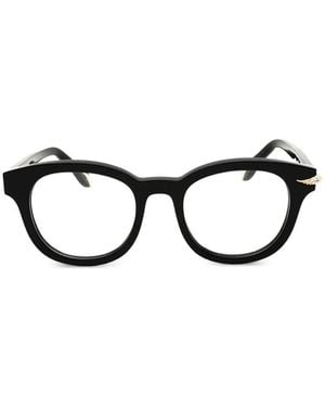 Roberto Cavalli Gafas Con Montura Redonda - Negro