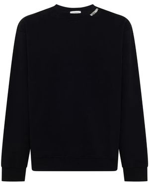 Laneus Stitch Detail Sweatshirt - Black