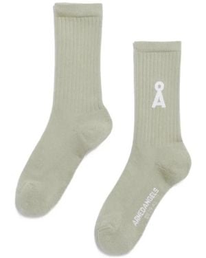 ARMEDANGELS Saamus Socken Aus Geripptem Strick - Weiß