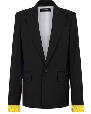 DSquared² Single-Breasted Blazer - Black