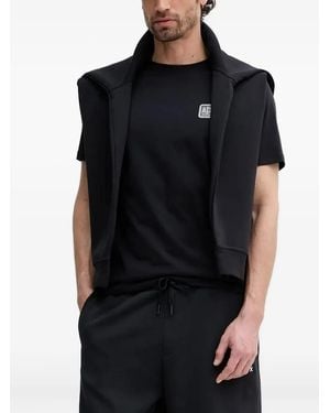ARMANI EXCHANGE ハーフジップ スウェットシャツ - ブラック