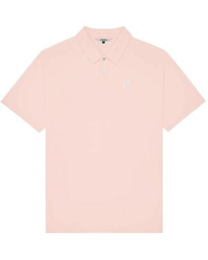 Malbon Golf Polo Fairway À Logo Brodé - Pink