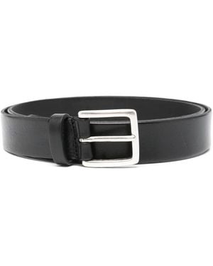 Dell'Oglio Buckle-Fastening Leather Belt - Black