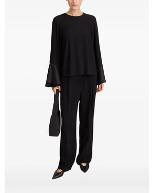 Stylein Marlowe Flared-Sleeves Blouse - Black