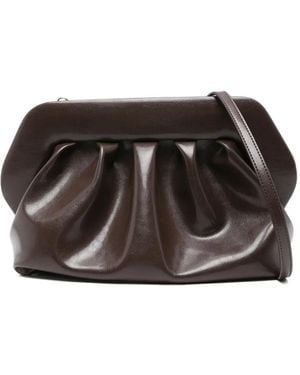 THEMOIRÈ Gathered Clutch Bag - ブラック