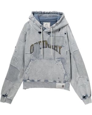 Maison Mihara Yasuhiro Printed Hoodie - Grey