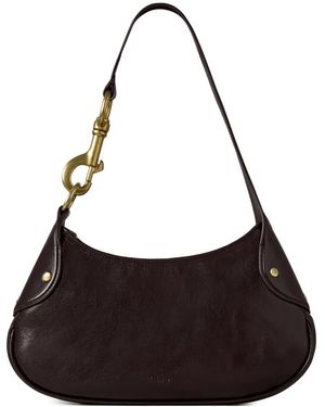 Mulberry Hackney Leather Shoulder Bag - Black