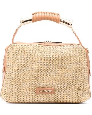 CafeNoir Logo-Plaque Tote Bag - Natural