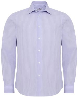 LOJA DAS MEIAS Chemise Rayée À Manches Longues - Purple