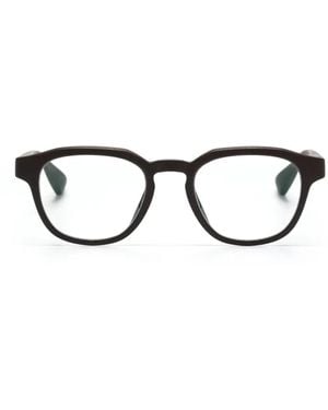 Mykita Bellis Square-Frame Glasses - Brown