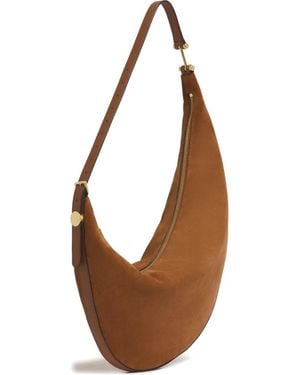 Marni Small Dot Suede Shoulder Bag - Brown