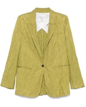 Forte Forte Crinkled Blazer - Yellow