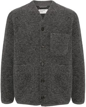 Universal Works Fleece Cardigan - Grey