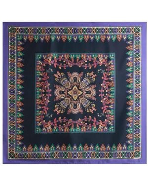 Etro Silk Scarf - Blue