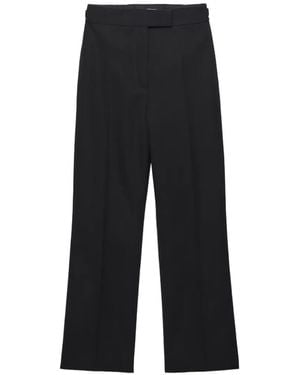 Prada Compact Gabardine Pants - Black