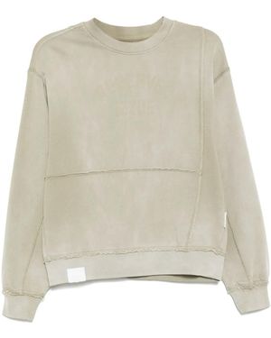 Izzue Sweatshirt Mit Logo-Print - Natur