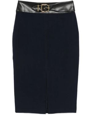 Ralph Lauren Belt Midi Skirt - Blue