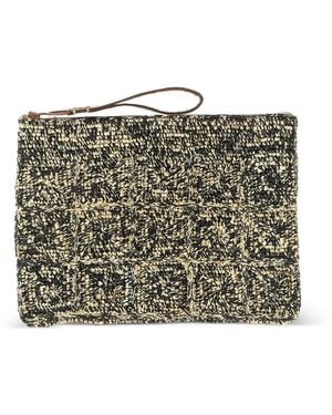 IBELIV Bolso De Mano Tanala De Dos Tonos - Metálico