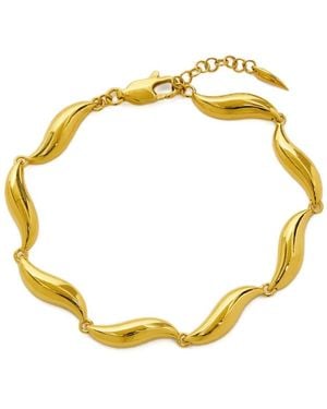 Missoma Curved-Link Bracelet - Yellow