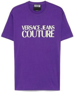 Versace Jeans Couture ロゴ Tシャツ - パープル