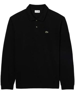 Lacoste L.12.12 Long-Sleeve Polo Shirt - Black