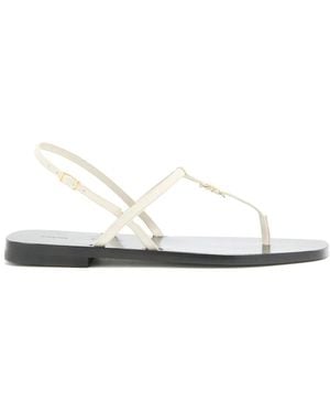 Proenza Schouler Cross-Strap Flat Sandals - White