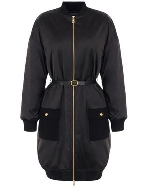 Elisabetta Franchi Down Jacket - Black