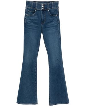 Veronica Beard Beverly Flared Jeans - Blue