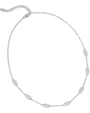 KARL LAGERFELD Collana A Catena Con Decorazione - Bianco