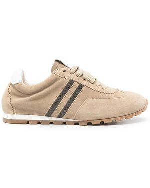 Doucal's Suede Sneakers - Natural