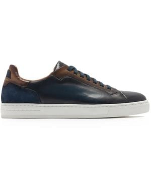 Magnanni Leather Trainers - Blue