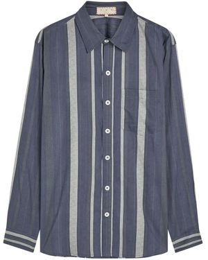 SMR Days Striped Shirt - Blue