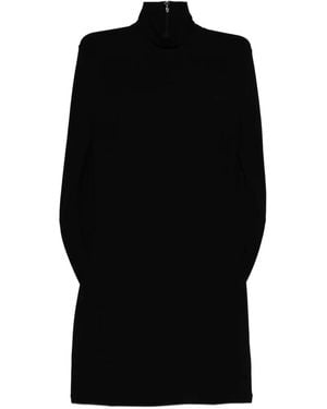 Alexander Wang High-Neck Mini Dress - Black