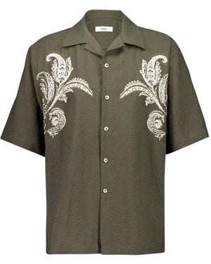 Commas Chemise À Motif Cachemire Brodé - Vert