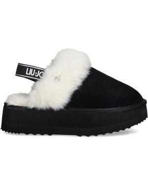 Liu Jo Platform Mules - Black
