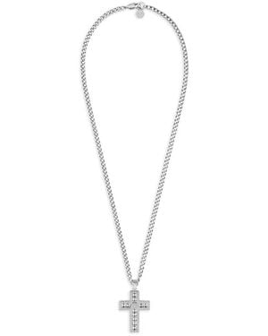 Philipp Plein Crystal-Embellished Necklace - White