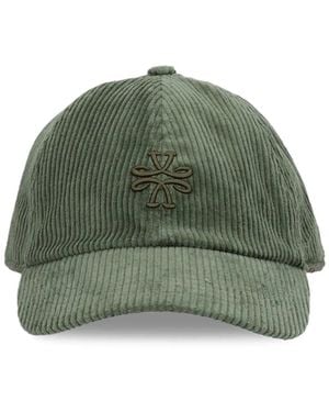 Jacob Cohen Corduroy Baseball Cap - Green