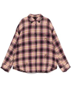 JNBY Camisa A Cuadros - Rojo