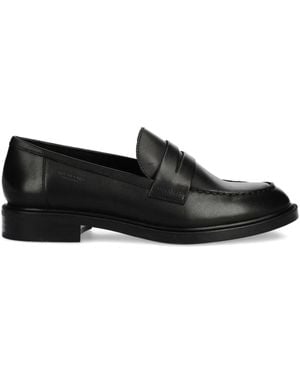 Vagabond Shoemakers Amina Leren Penny Loafers - Zwart