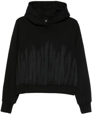 Thom Krom Printed Long-Sleeve Hoodie - Black