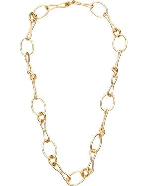 JW Anderson Irregular Chain Necklace - Metallic