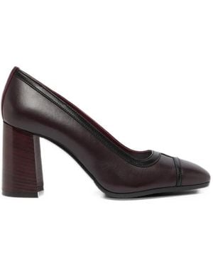 CAREL PARIS Lise Square-Toe Pumps - Red