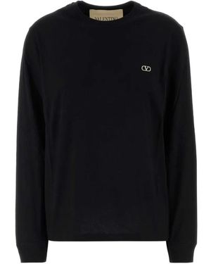 Valentino Garavani Long-Sleeve Sweatshirt - Black
